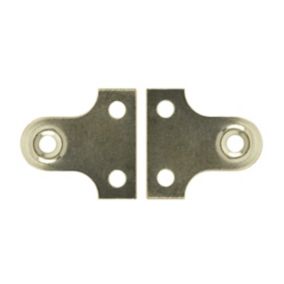 Phillips Pan head Carbon steel Mirror screw (L)25mm, Pack of 2