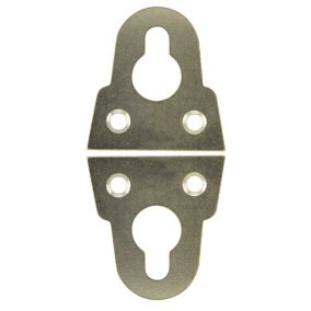 Phillips Pan head Carbon steel Mirror screw (L)30mm, Pack of 2
