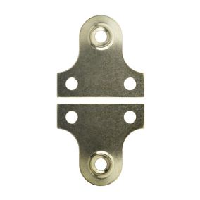Phillips Pan head Carbon steel Mirror screw (L)38mm, Pack of 2