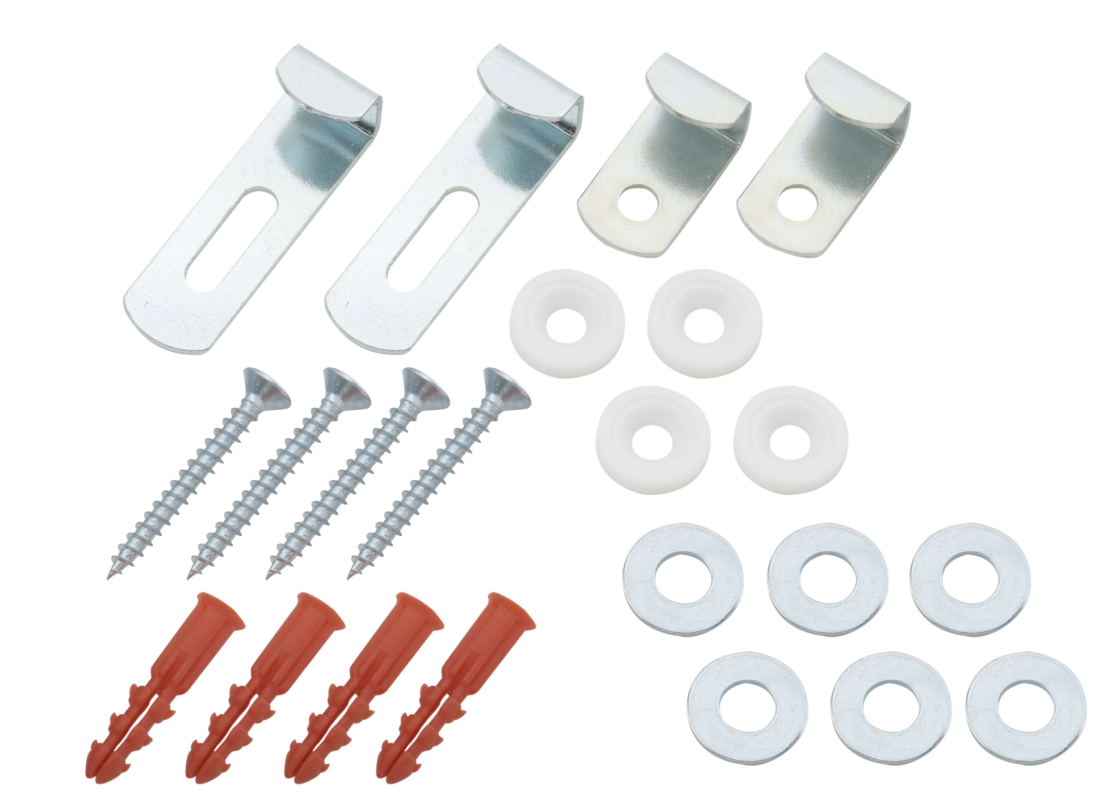 Phillips White Mirror screw (L)45mm