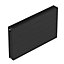 Piatto Matt charcoal Horizontal Panel Radiator, (W)1200mm x (H)600mm
