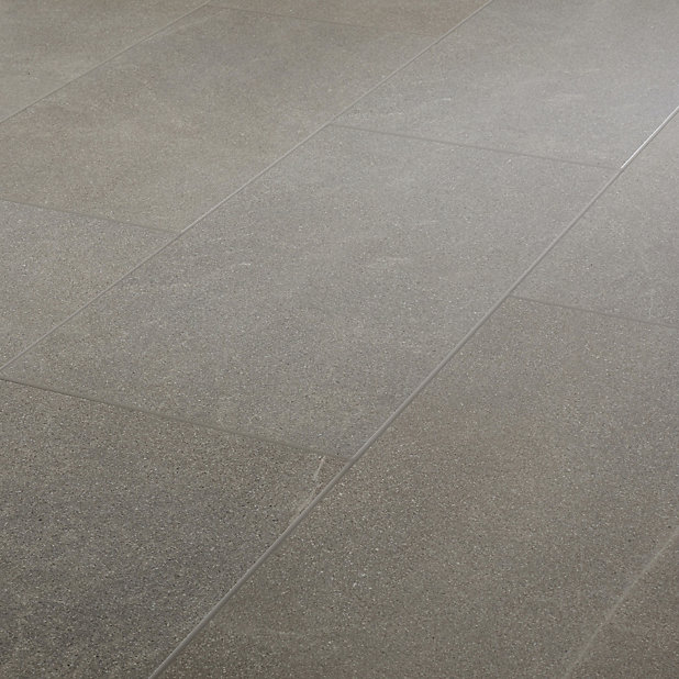 Piazentina Grey Matt Flat Stone Effect, Gray Stone Floor Tile