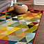 Piccadilly Geometric Multicolour Rug 230cmx160cm