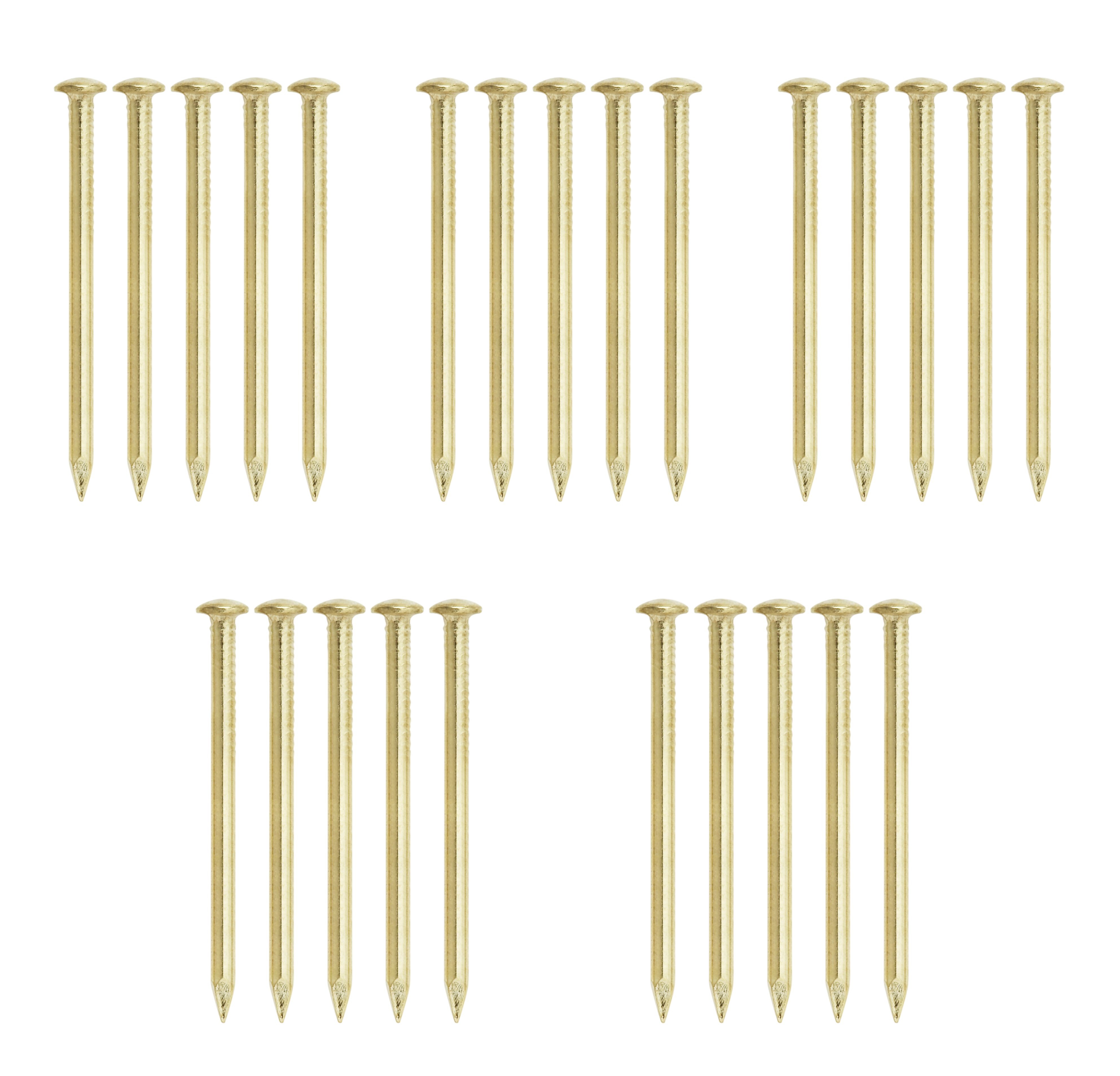 Picture pin (L)26.5mm (Dia)1.5mm, Pack of 25