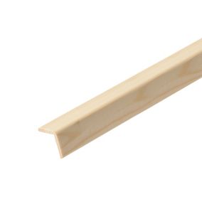 Pine L-Shape Softwood Moulding (L)2.4m (W)32mm (T)32mm 0kg