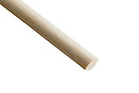 Pine Quadrant Softwood Moulding (L)0.9m (W)6mm (T)6mm 0.01kg