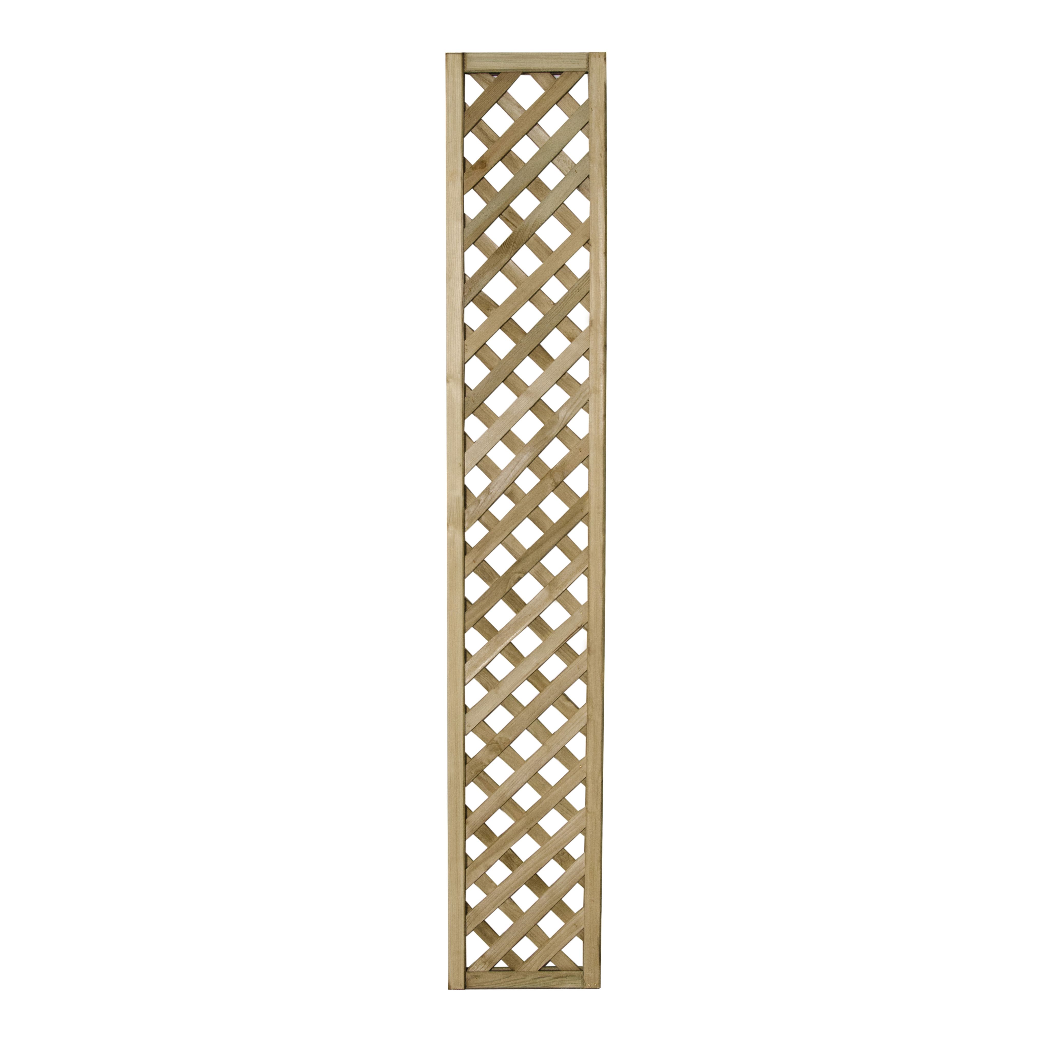 Pine Trellis panel, Pack of 3 (W)30cm x (H)180cm