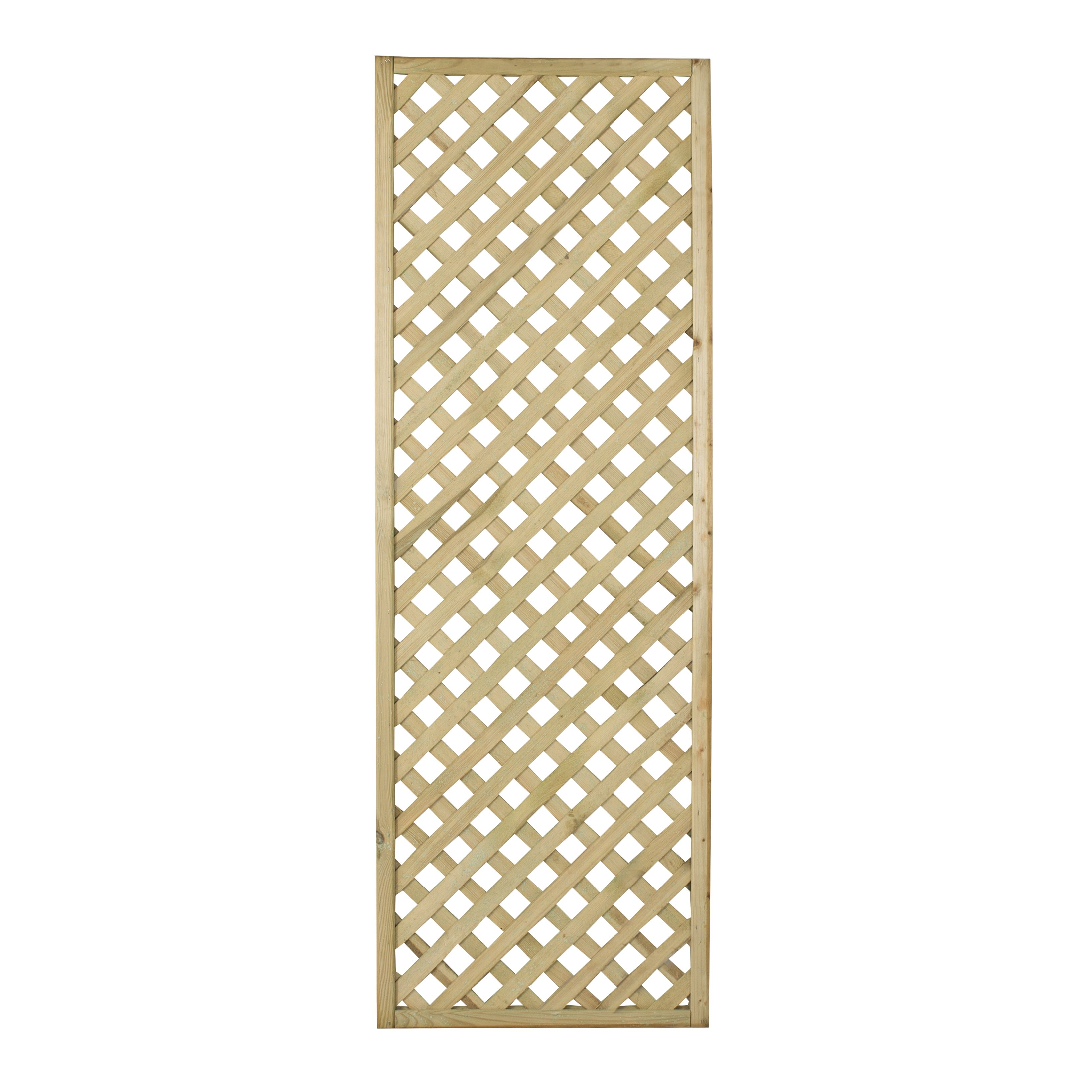 Pine Trellis panel, Pack of 4 (W)60cm x (H)180cm