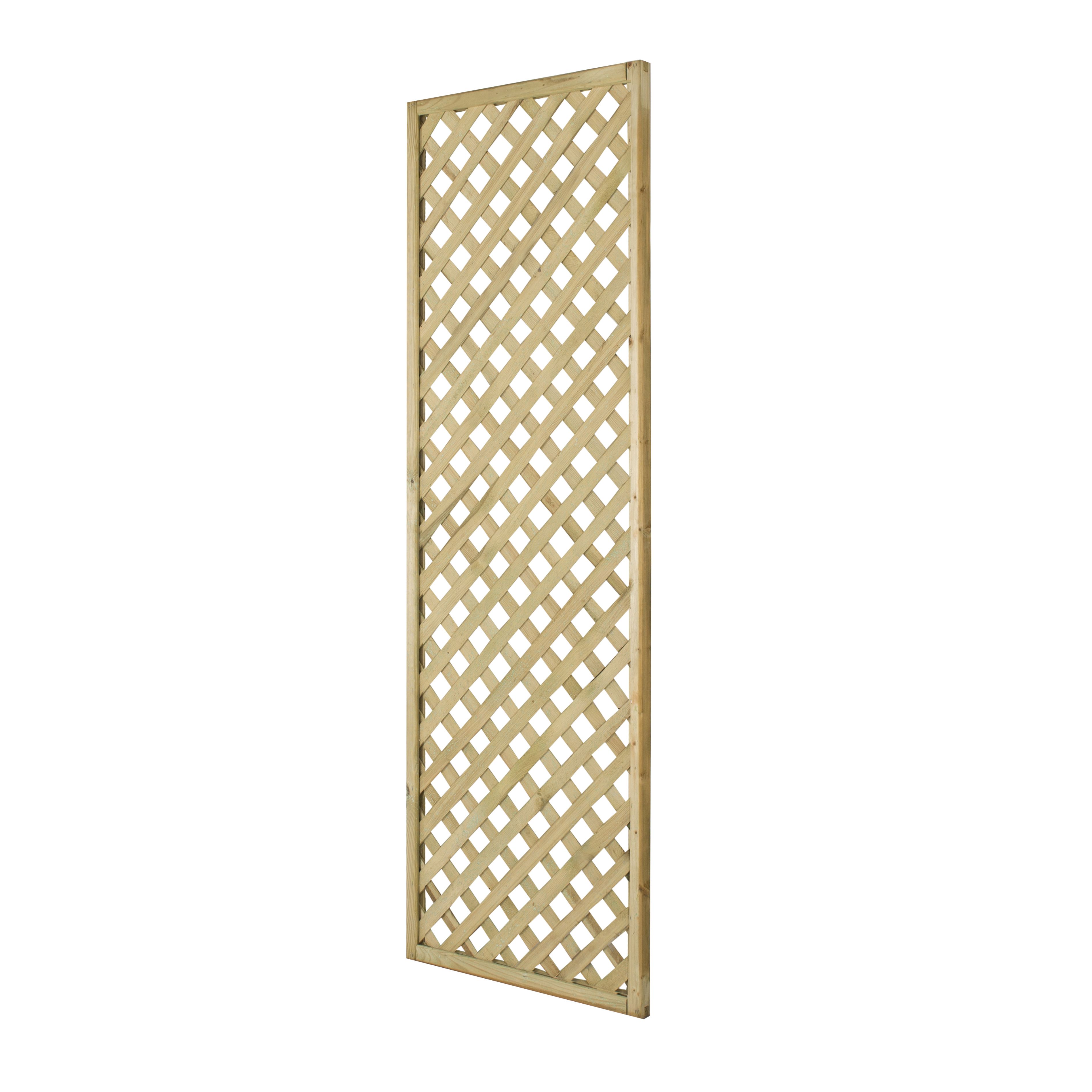 Pine Trellis panel, Pack of 5 (W)60cm x (H)180cm