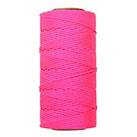 Pink Braided nylon Brick line 75m