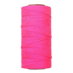 Pink Braided nylon Brick line 75m