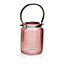 Pink Glass Lantern, Medium