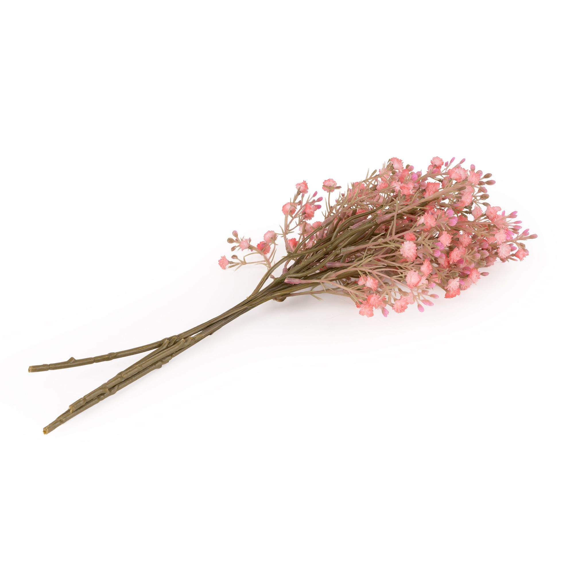 Pink Gypsophila Bunch Artificial flower (H) 380mm