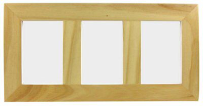 Pink Multi aperture Multi Picture frame (H)43cm x (W)22cm