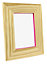 Pink pine effect Pine effect Single Picture frame (H)22cm x (W)17cm