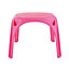 Pink Plastic 4 seater Table