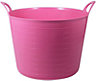 Pink Plastic 40L Flexi tub