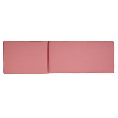 Pink Rectangular Sunlounger cushion (L)190cm x (W)55cm