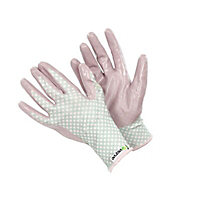 Pink & white Gardening gloves