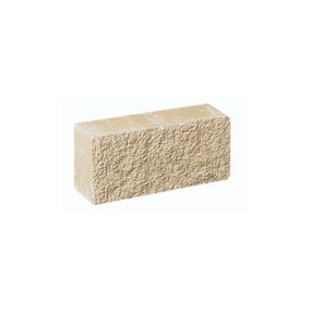 Pitched Double-sided Walling stone (L)215mm (T)90mm, Pack of 202