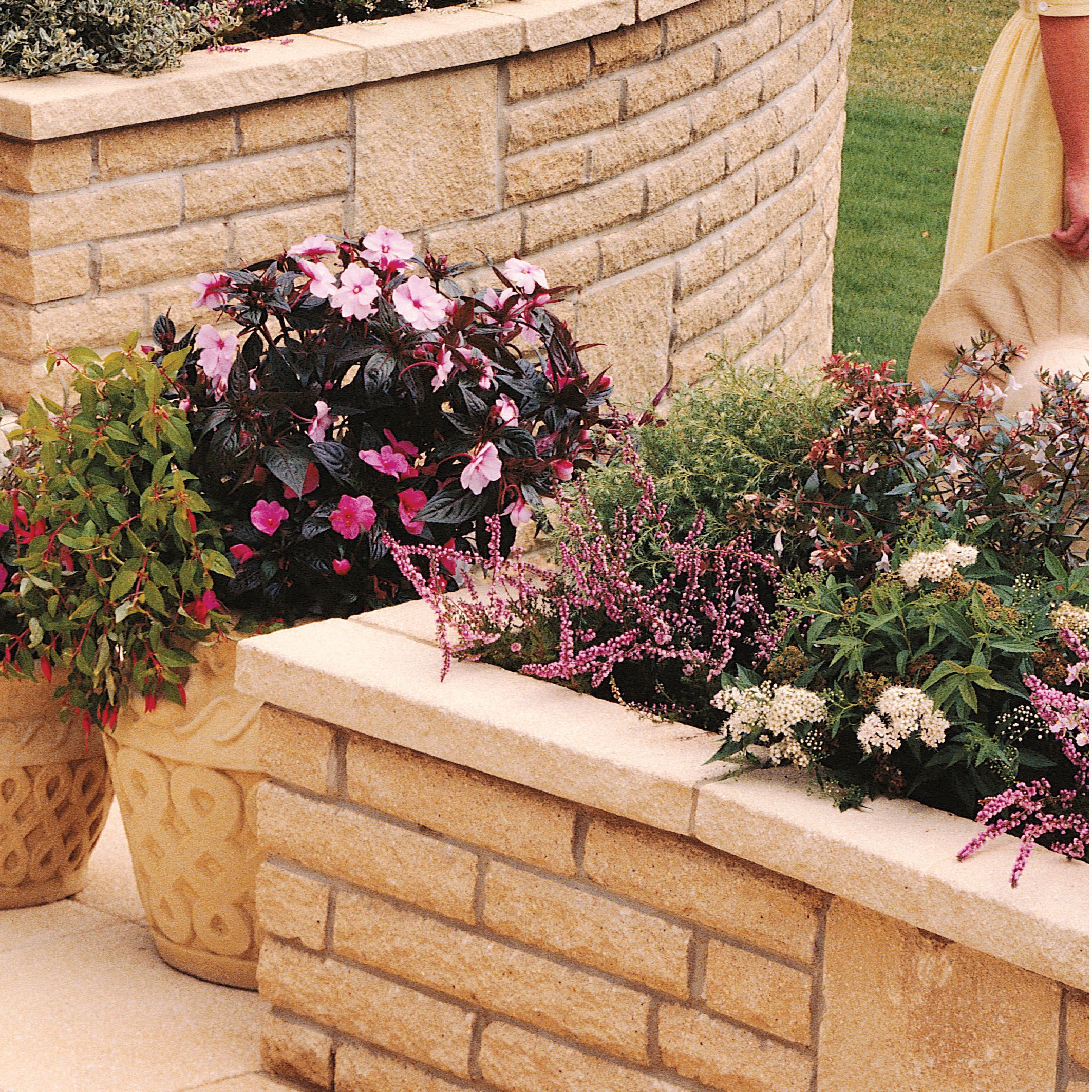 Pitched Grey Double-sided Walling stone (L)215mm (H)63mm (T)90mm - 3