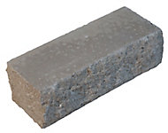 Pitched Grey Double-sided Walling stone (L)215mm (H)63mm (T)90mm