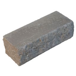 Pitched Grey Double-sided Walling stone (L)215mm (H)63mm (T)90mm