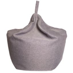 Plain jersey Bean bag, Grey