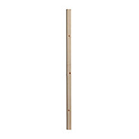 Plain Pine Square Staircase spindle (H)900mm (W)32mm, Pack of 20