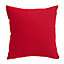 Plain Strawberry red Cushion (L)35cm x (W)35cm