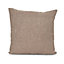 Plain Taupe Cushion (L)45cm x (W)45cm