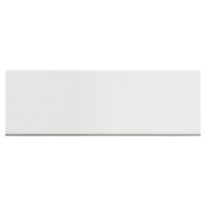 Plain White Gloss Ceramic Wall Tile, Pack of 8, (L)600mm (W)200mm