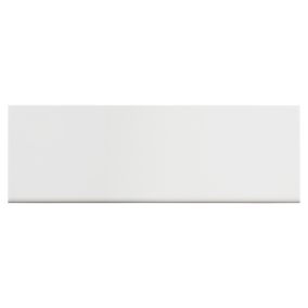 Plain White Gloss Ceramic Wall Tile Sample