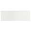 Plain White Gloss Thick line Ceramic Wall Tile, Pack of 8, (L)600mm (W)200mm