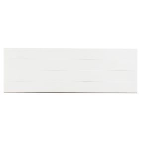 Plain White Matt Brindisie Ceramic Wall Tile Sample