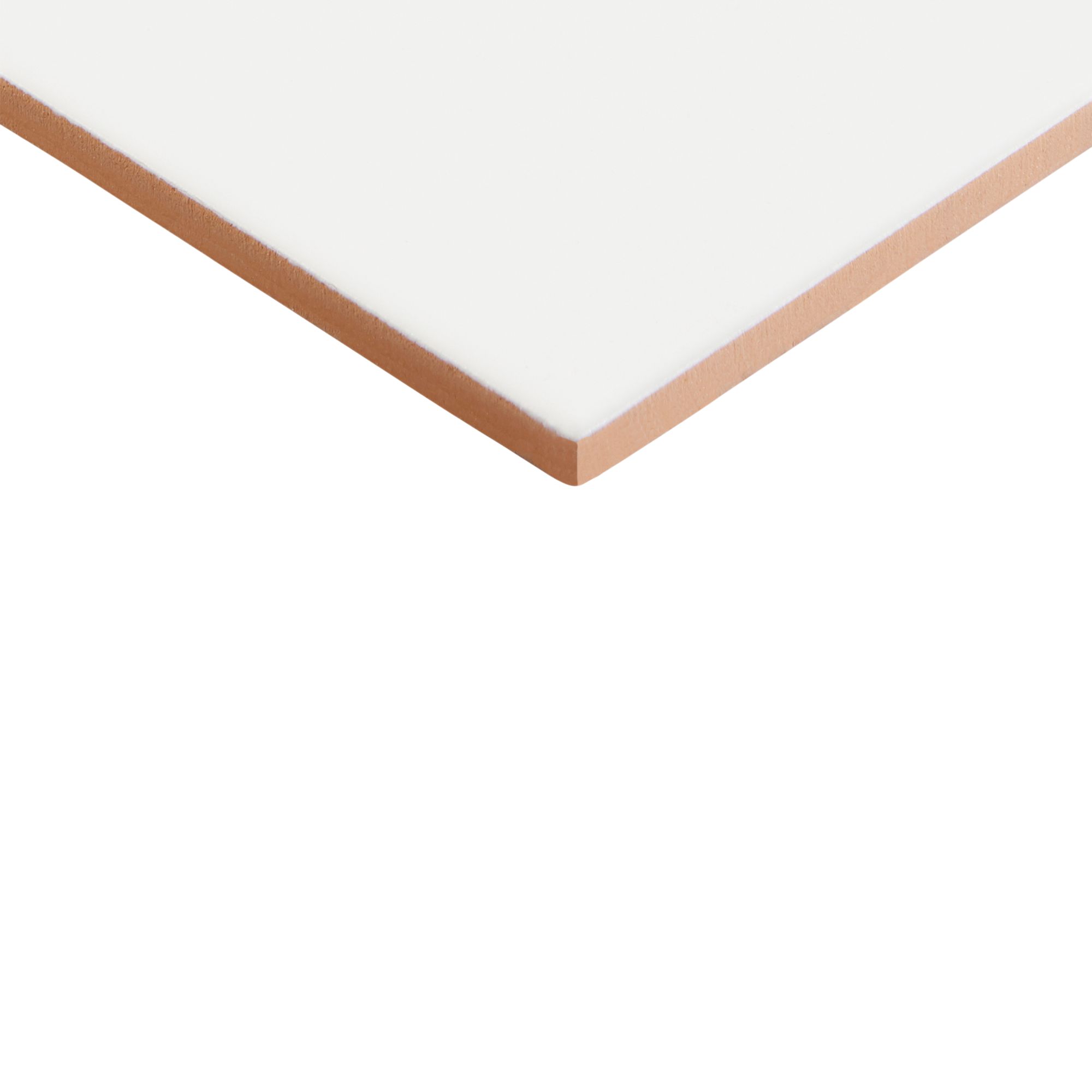 Plain White Matt Ceramic Indoor Wall Tile - 3