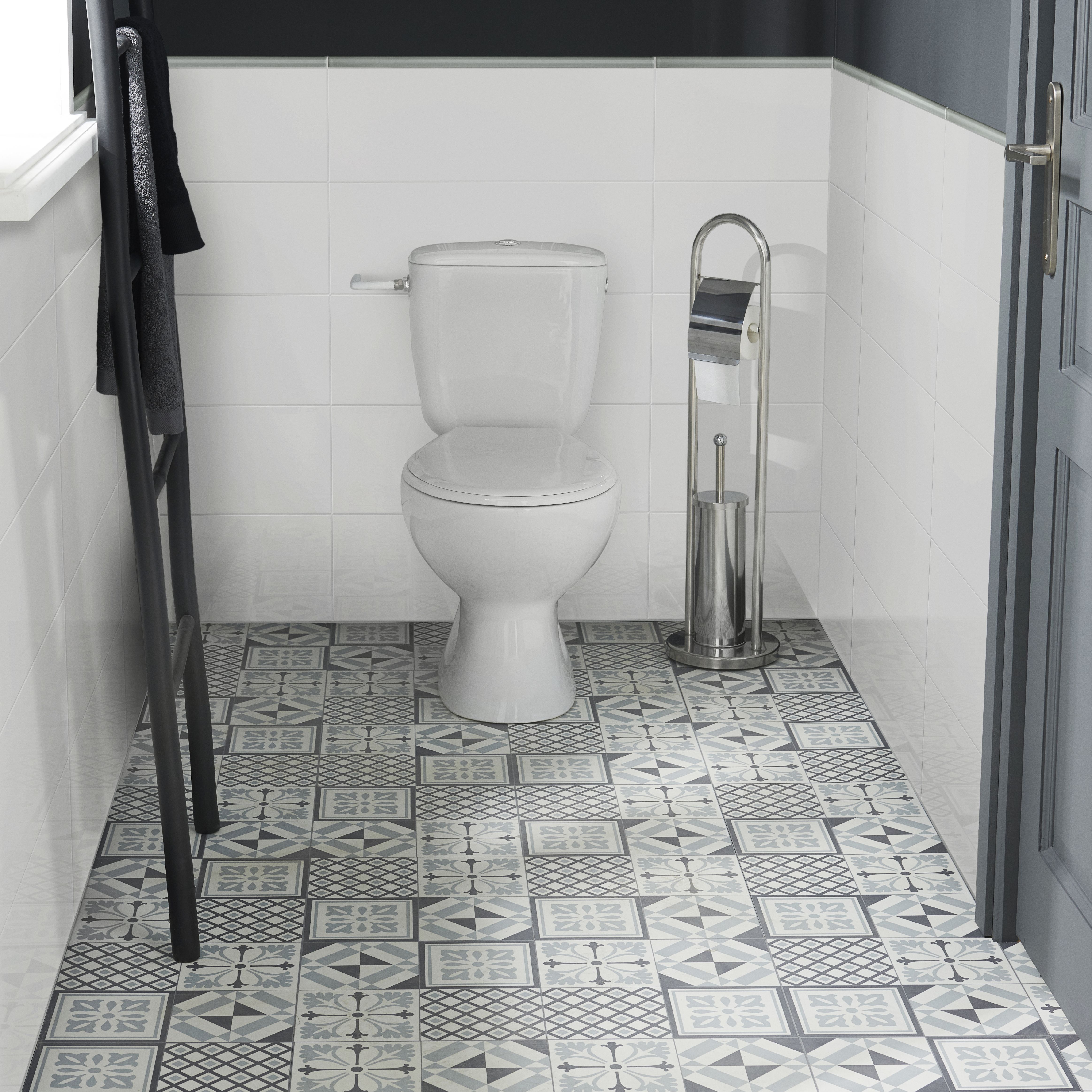 Plain White Matt Ceramic Indoor Wall Tile, Pack of 8, (L)600mm (W)200mm Price Comparisons | Compare The Build