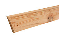 Planed Natural Pine Ogee Skirting board (L)2.4m (W)119mm (T)15mm