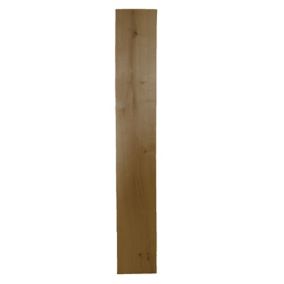 Planed Natural Square edge Oak Furniture board, (L)1.8m (W)200mm-300mm (T)25mm