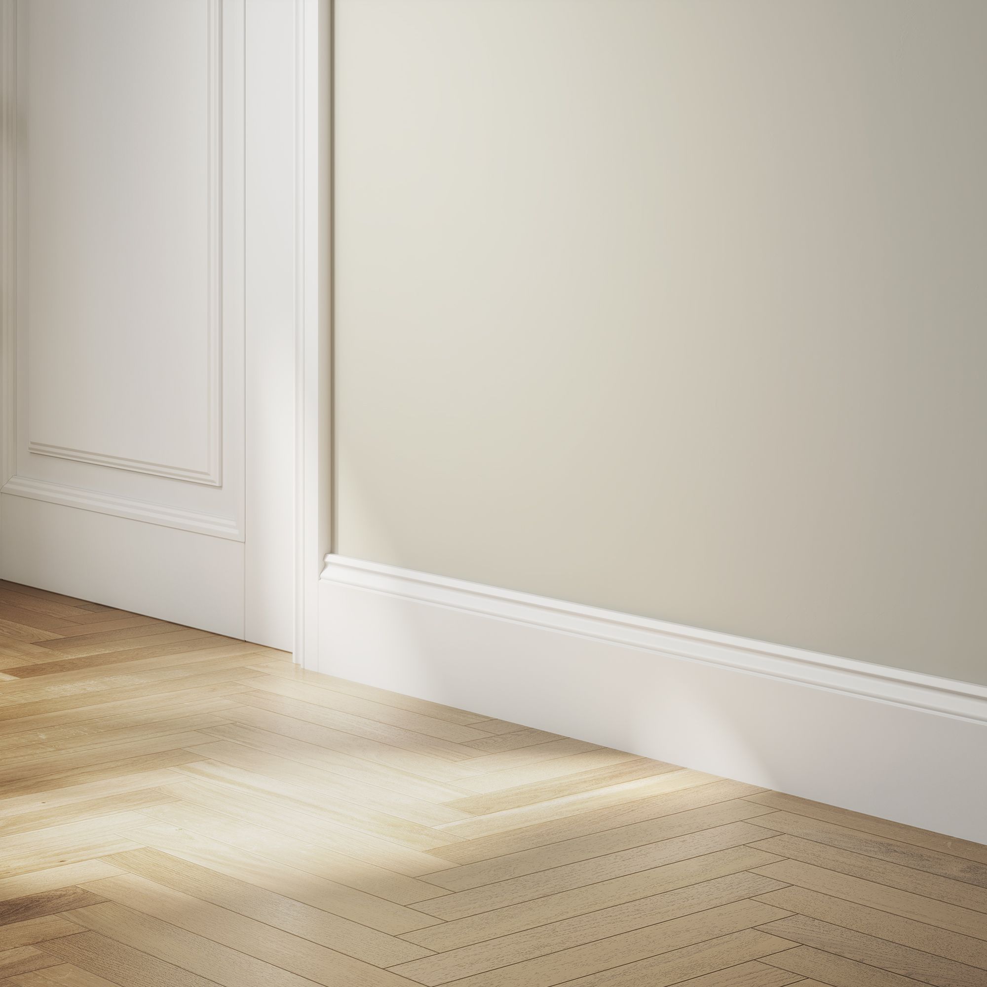 Planed Neutral Pine Ogee Skirting board (L)2400mm (W)144mm (T)19.5mm