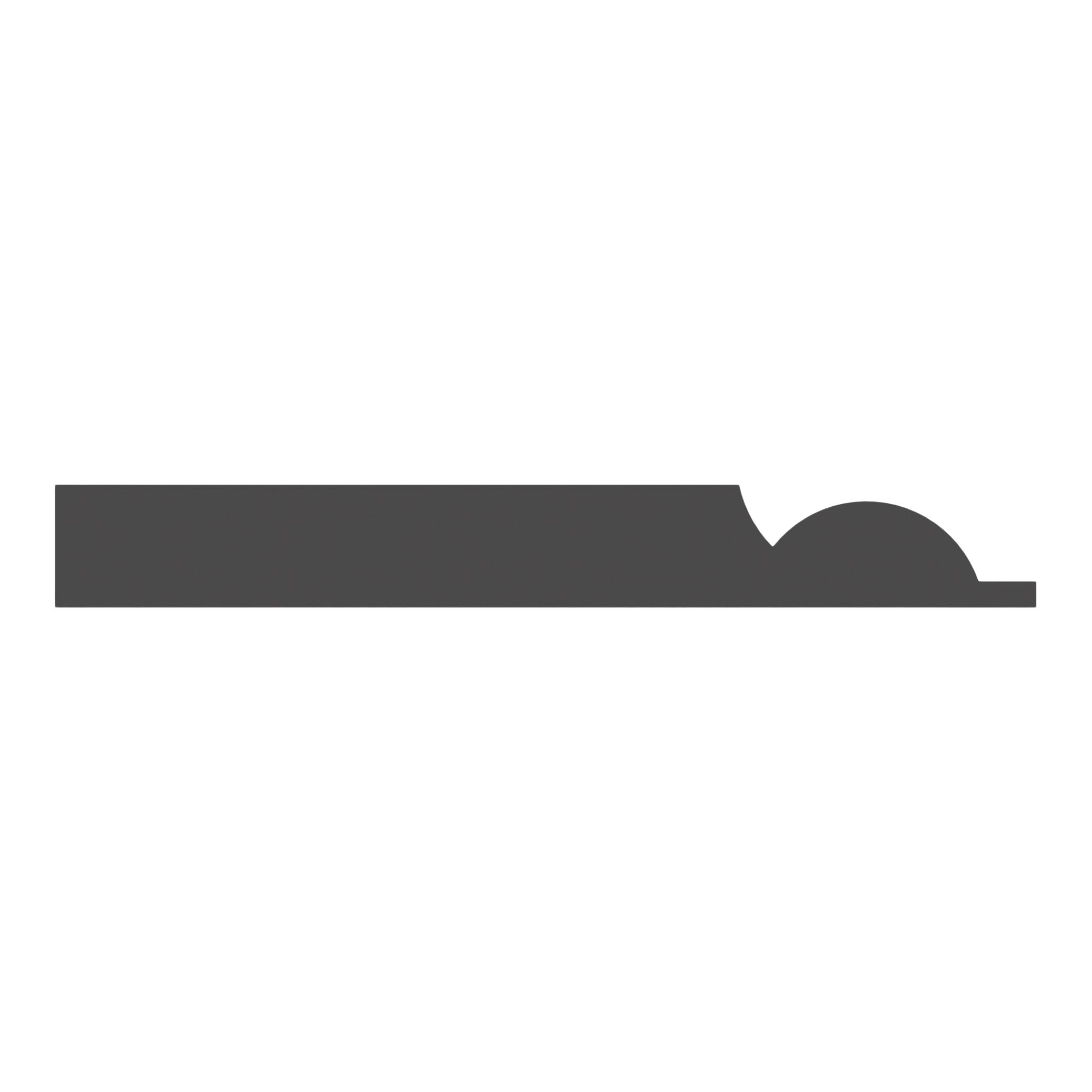 Planed Neutral Pine Torus Skirting board (L)2400mm (W)119mm (T)15mm