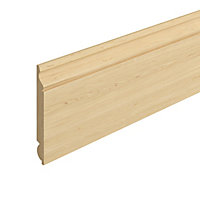 Planed Pine Dual profile Skirting board (L)3.6m (W)169mm (T)19.5mm, Pack of 2