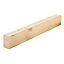 Planed Round edge Treated Whitewood spruce Stick timber (L)3m (W)70mm (T)45mm