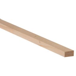 Planed Spruce Cladding batten (W)30mm (T)16.5mm, Pack of 12