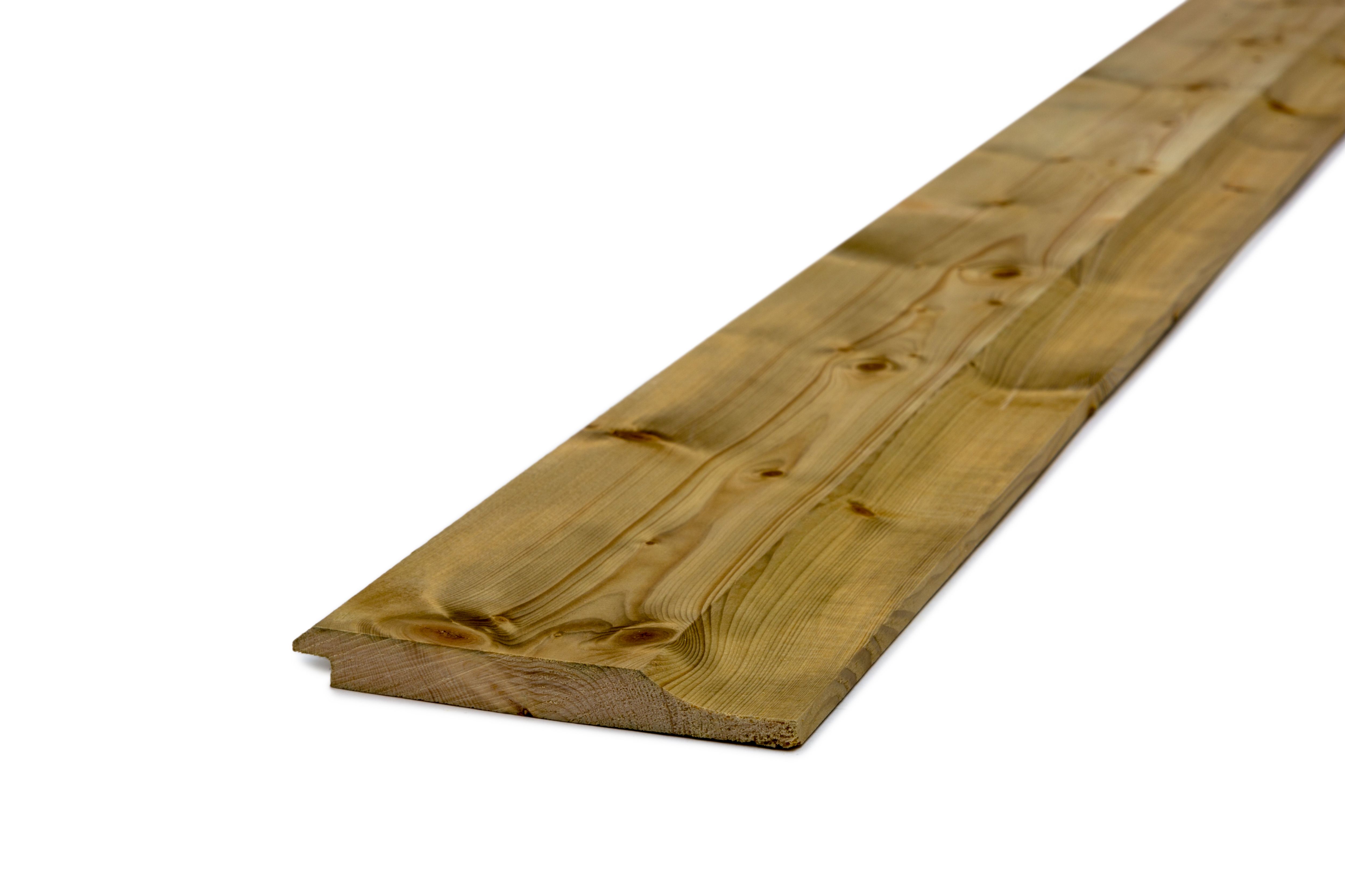 Planed Spruce Shiplap Cladding L 3m W 119mm T 14 5mm Diy At B Q