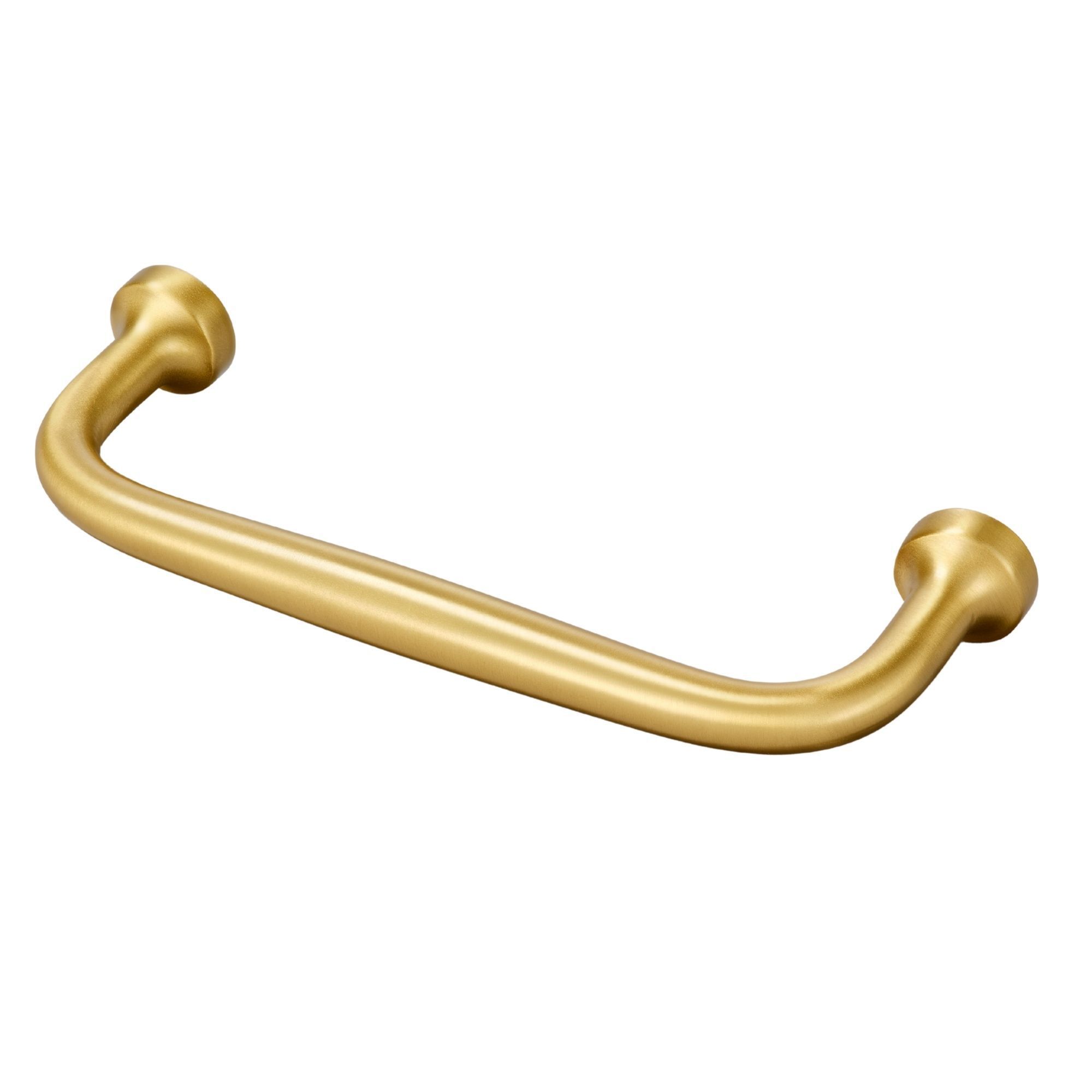Plank Hardware Grayson Shaker Satin Kitchen Cabinet D-shaped Pull ...