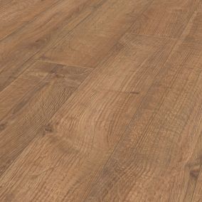 Plank Oak effect Laminate Flooring, 1.48m²