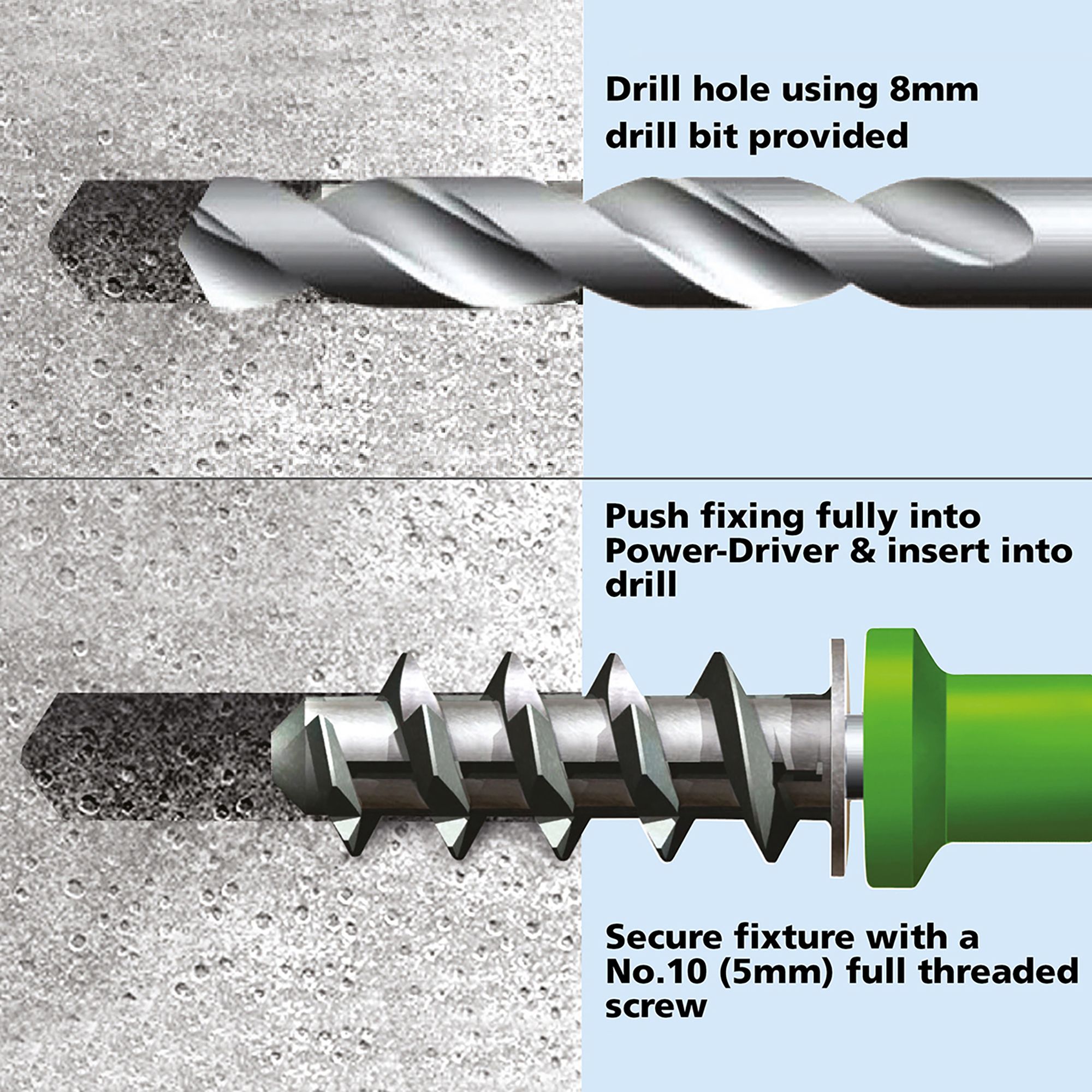 Plasplugs Plastic Thermal block fixing (Dia)7mm (L)33mm
