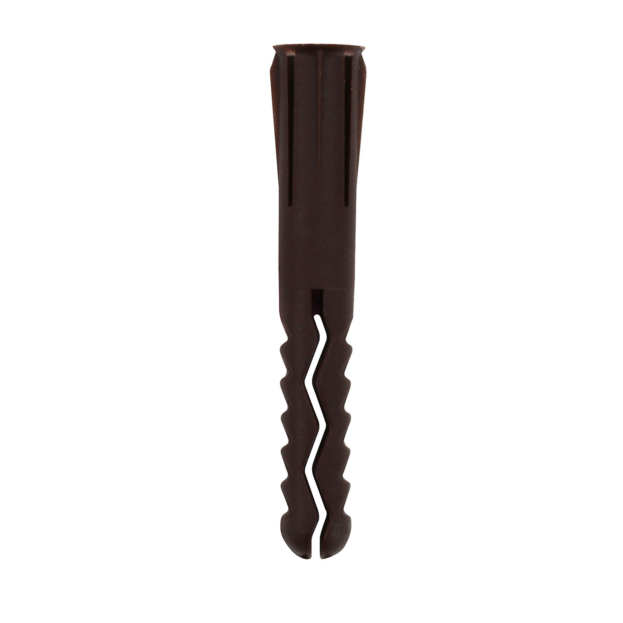 Plasplugs Super Grips PZ Brown Multi-purpose screw & wall plug (Dia)7mm (L)45mm, Pack of 15