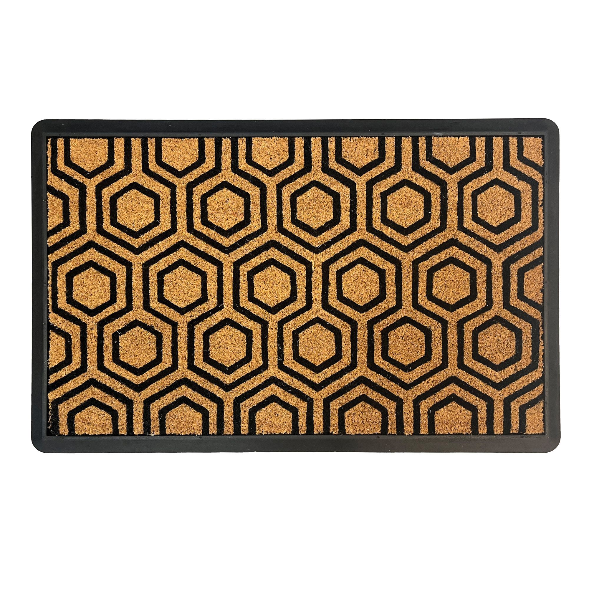 Plaza Natural Geo Door mat, 80cm x 50cm